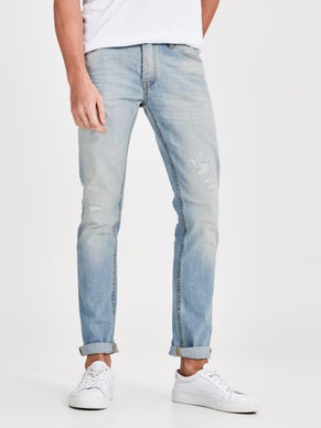Straight Cut Faded Denim Jean για άνδρες