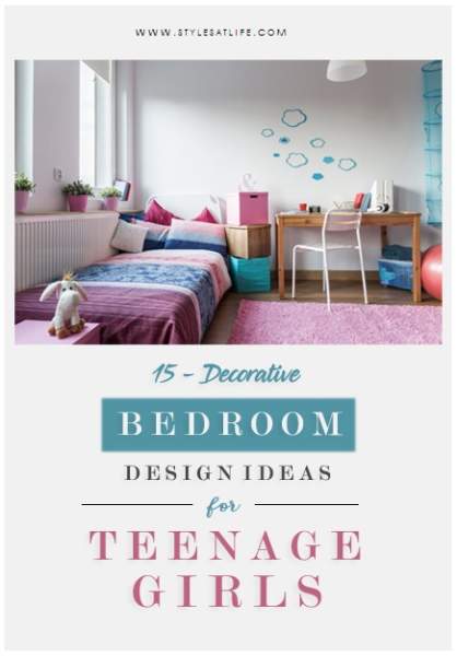 Makuuhuoneen suunnitteluideoita teini -ikäisille tytöille