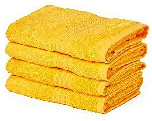 Πετσέτα κίτρινου χρώματος