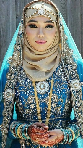 Γάμος Hijab Saree