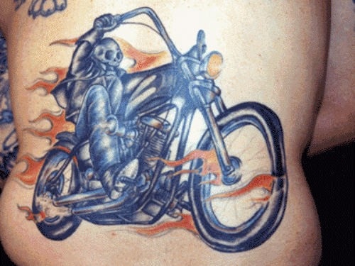 Peloton Biker Tattoo Design
