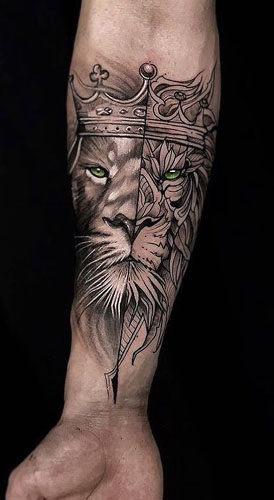 Lion Tatuointimallit miehille