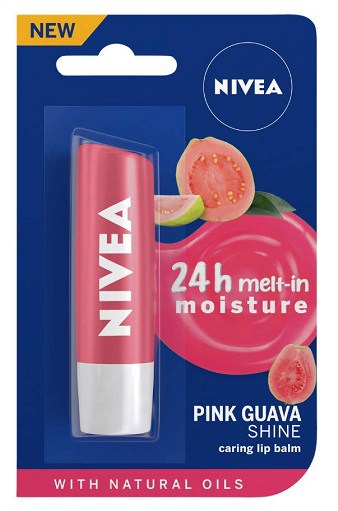 Nivea Pink Guava shine Lip Balms