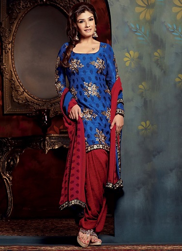 Bhagalpuri Silk Salwar Kameez