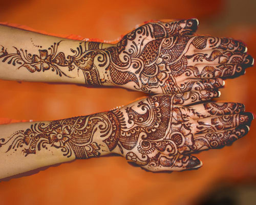 Diwali Mehndi Σχέδια για τα χέρια
