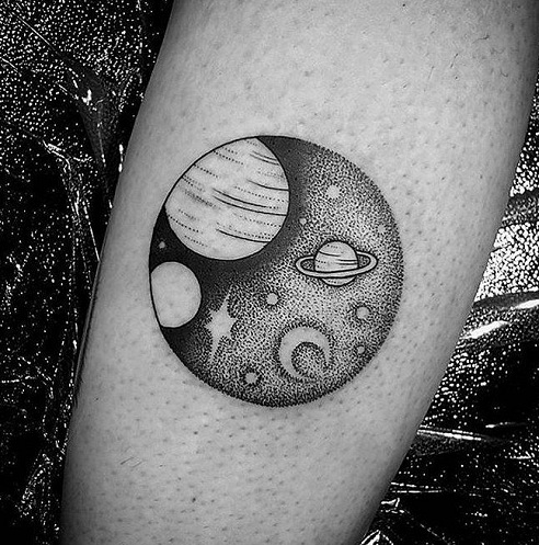 Universe Dot Tattoo