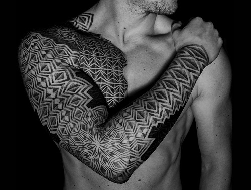 Μανίκι τατουάζ Dot Work