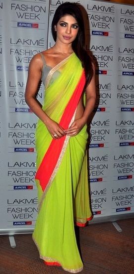 Neon Saree