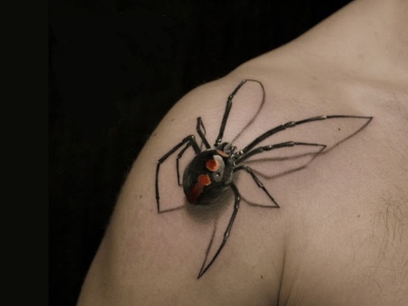 Σχέδια τατουάζ αράχνης με νοήματα