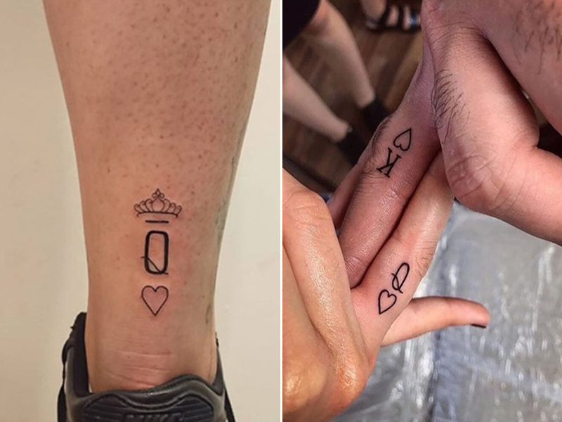 Q Letter Tattoo -mallit