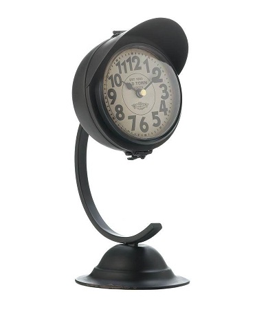 Smart Living Company Vintage Μαύρο Επιτραπέζιο Ρολόι
