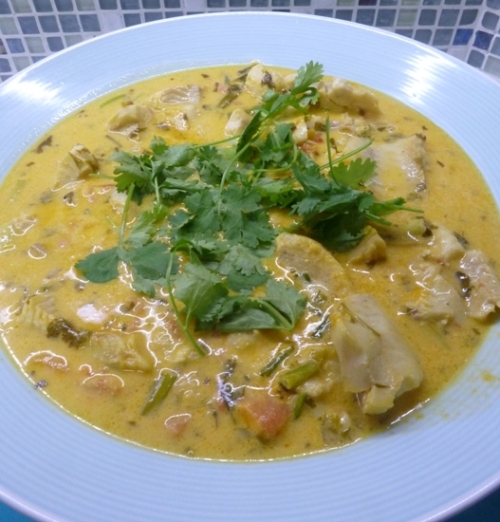 kalan resepti - thaimaalainen kala curry