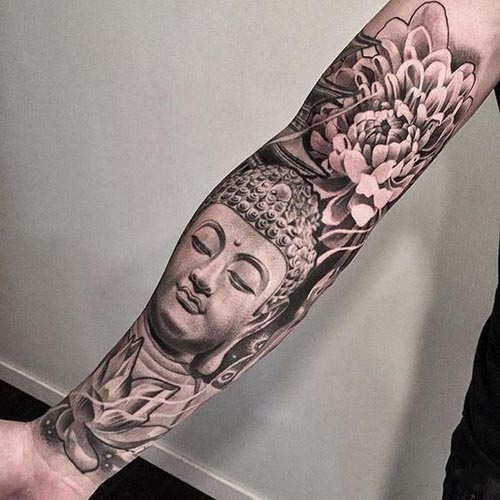 Καλύτερα σχέδια τατουάζ Buddha 1