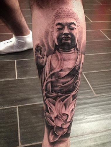 Καλύτερα σχέδια τατουάζ Buddha 9