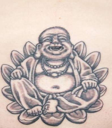 Laughing Buddha Tattoo Art