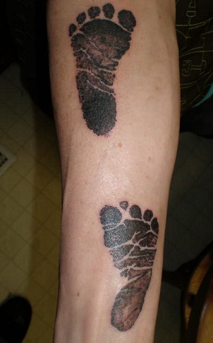Σχέδιο τατουάζ Budd's Footprints