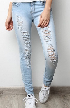 Γυναίκες Ripped Fit Jeans