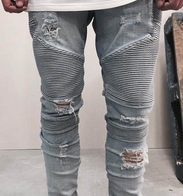 Men Designer Slim Fit Jeans Ripped
