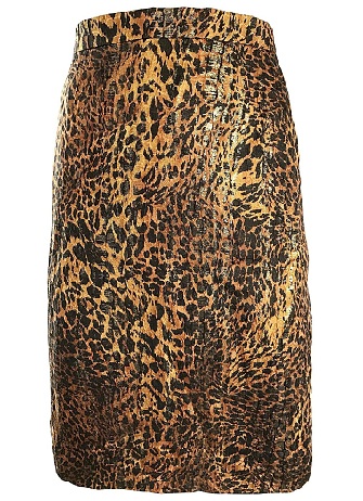 Φούστα Silk Leopard High Waist