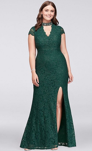 Πράσινο γοργόνα φόρεμα
