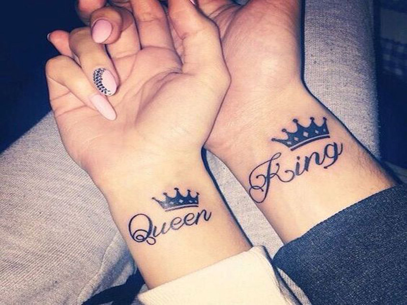 Queen ja King Tattoo mallit