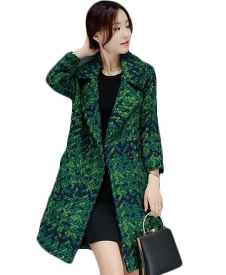 Vihreä Tweed -bleiseri Naiset