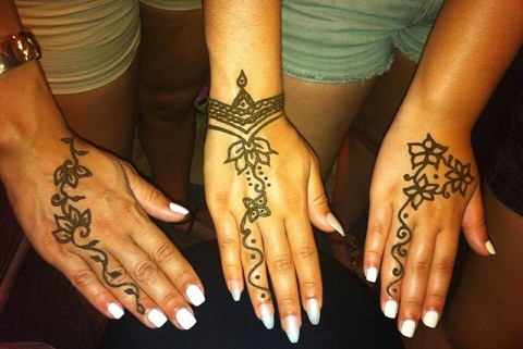 Henna Airbrush -tatuoinnit