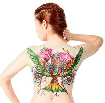 Hybrid Body Airbrush Tattoos
