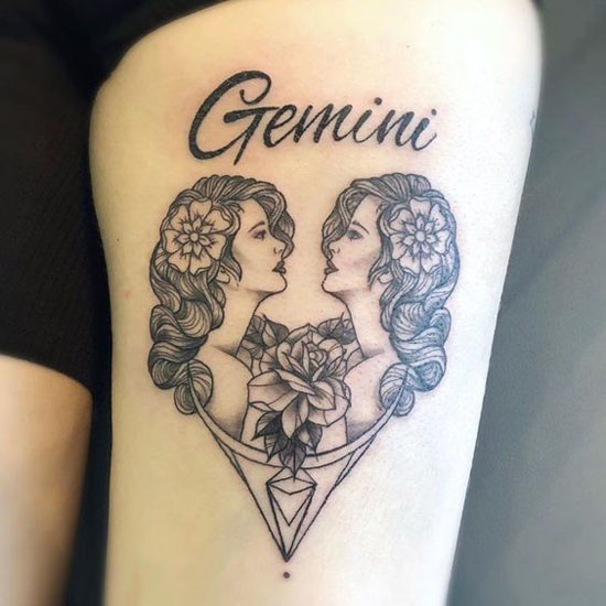 Parhaat Gemini -tatuointimallit 5