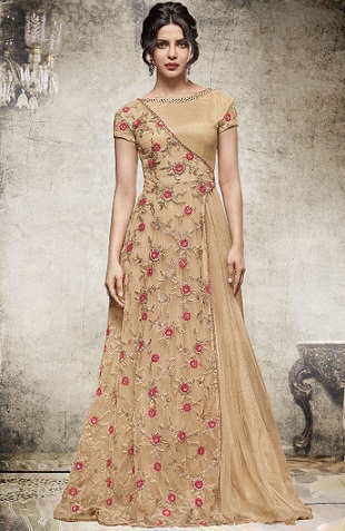 Intialaisen tyylin suunnittelija pitkä mekko
