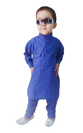 Sininen Kurta -pyjama lapsille
