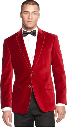 Πλήρες κόκκινο Vintage Blazer