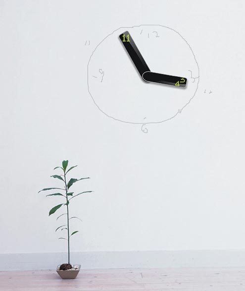 vice versa design väggklocka yiran qian Kina