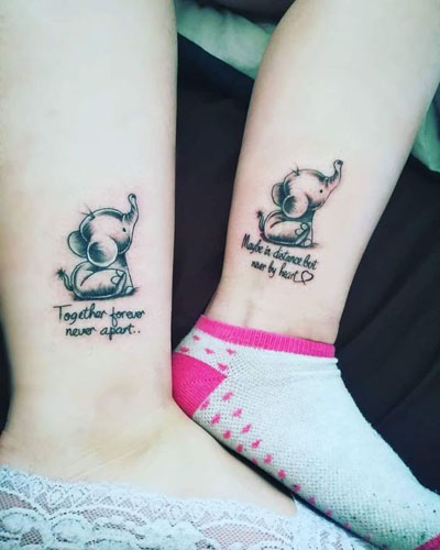 Ystävyys -tatuointimallit 4