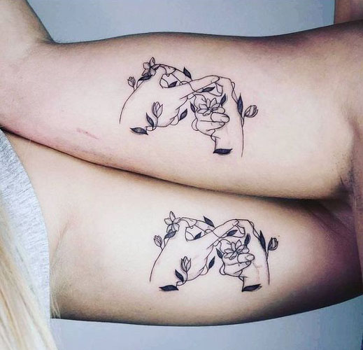 Σχέδια τατουάζ φιλίας 7
