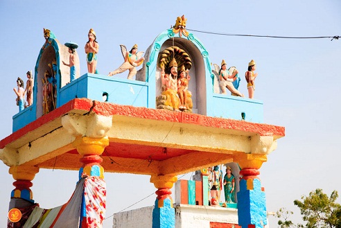 lakshmi narasimha κολυμβητικός ναός στο Χαϊντεραμπάντ