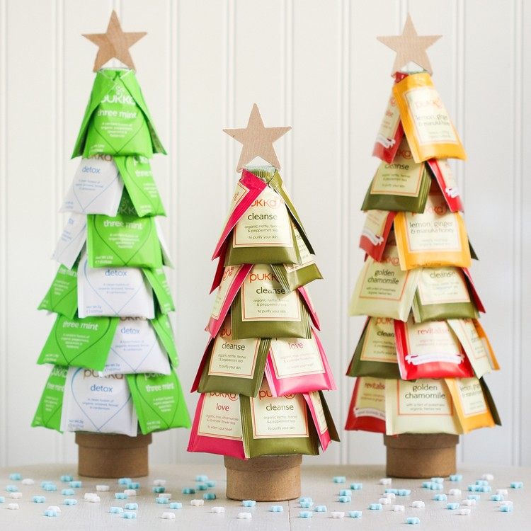 DIY-presenter till julgranar-tinker-tepåsar