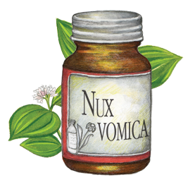 Nux Vomica (homeopaattinen lääke päänsärkyyn)