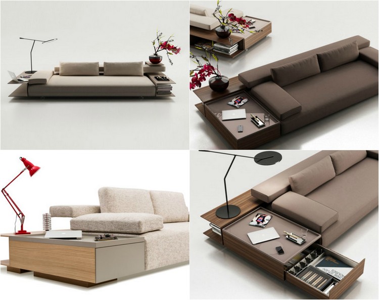 Moderna designmöbler 2015-kod-enne-soffa-integrerade-bokhyllor-lådor