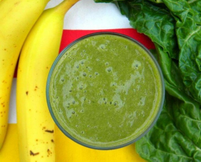 Swiss chard smoothie ananas