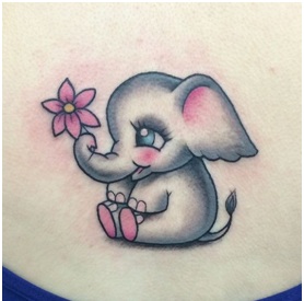 Τατουάζ ελέφαντα για παιδιά