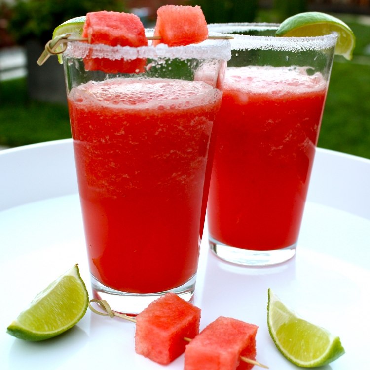 agua fresca vattenmelon lime cocktail