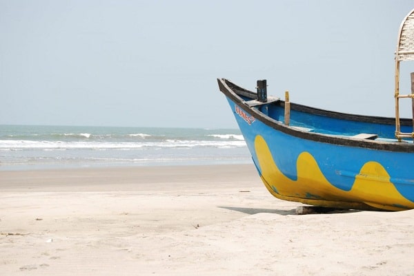 Mandremin ranta Goassa häämatkalle