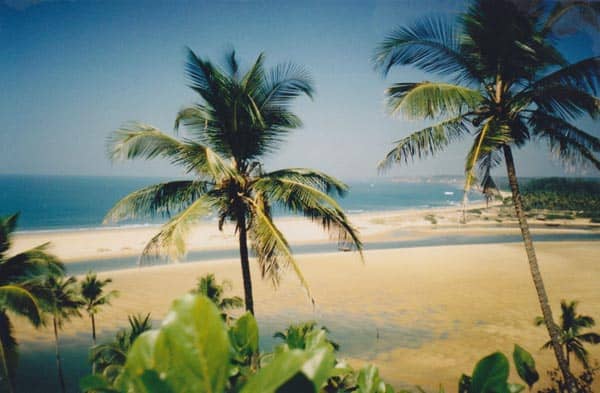 Querimin ranta Goassa häämatkalle