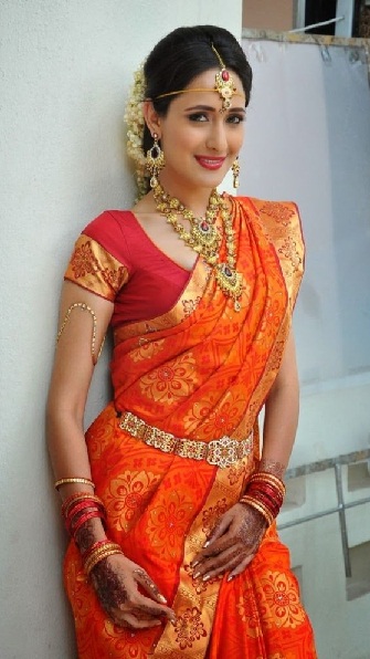 Bridal Orange Saree