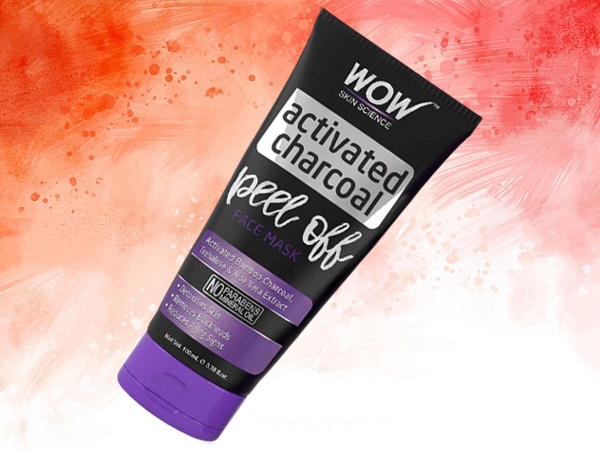 WOW Skin Science Activated Charcoal Peel-Off μάσκα προσώπου