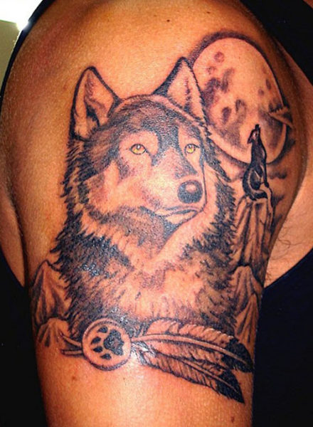 Wolf Tattoos For Men