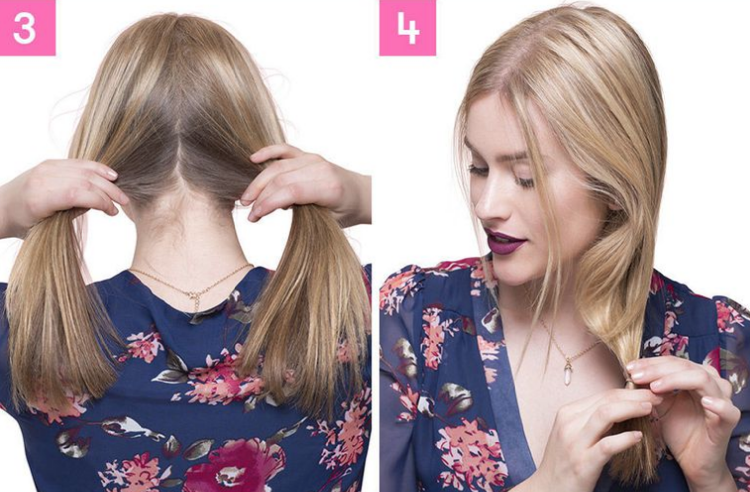 Tonårsflickor feminina gör faux bob frisyr själv