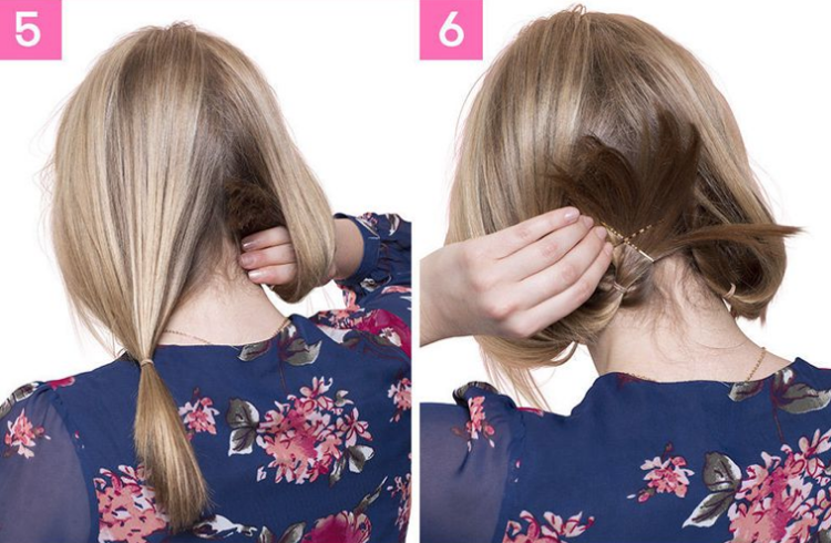 Faux bob frisyr tonårsflickor gör det själv instruktioner