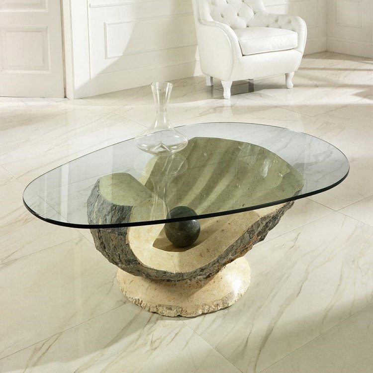 soffbord-sten-glas-bordsskiva-oval-stenpelare